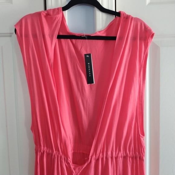 Zingara Nectarine Kurta Stephy Beach Coverup XL - Picture 2 of 14